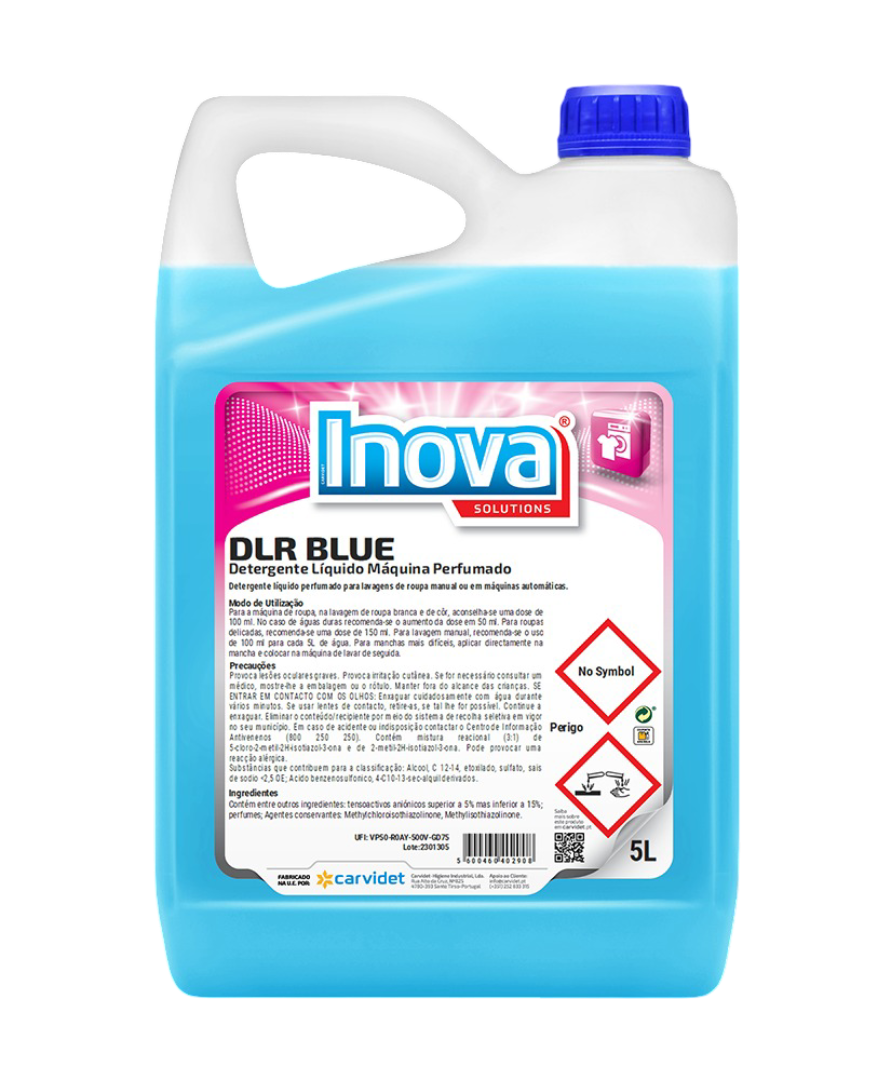DLR BLUE – Detergente de Roupa Concentrado Perfumado