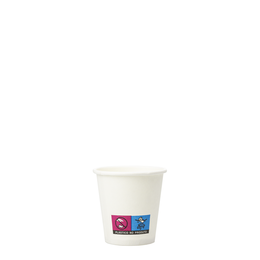 Copo de Cartão Branco para Café 8cl (80ml/3oz)