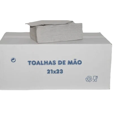 Toalha de Mão 21x23 Cinza