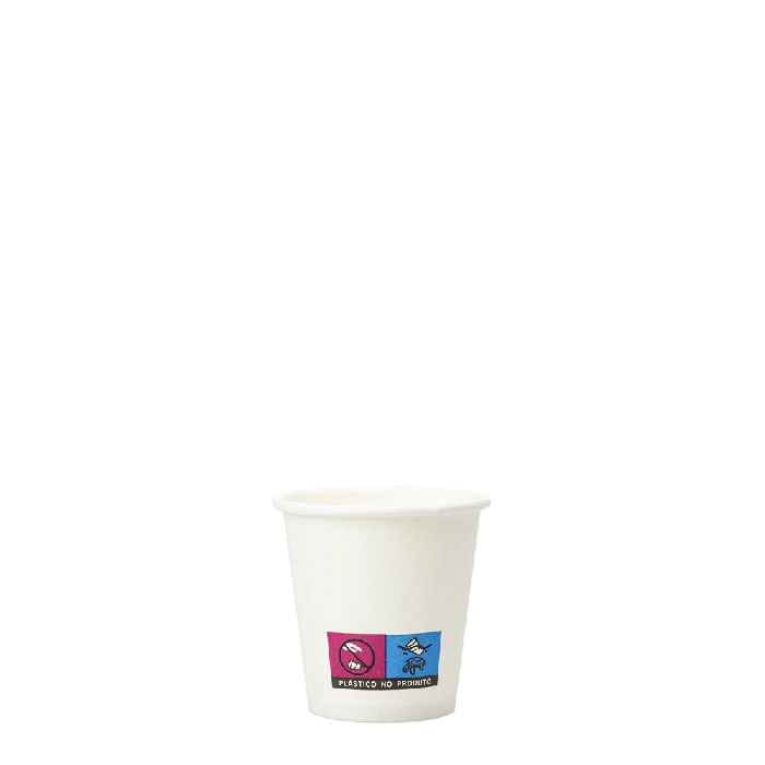Copo descartável branco