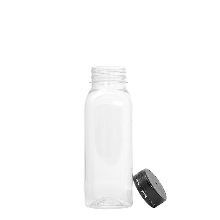 Garrafa Pet c/ Tampa Preta 25cl (250ml)