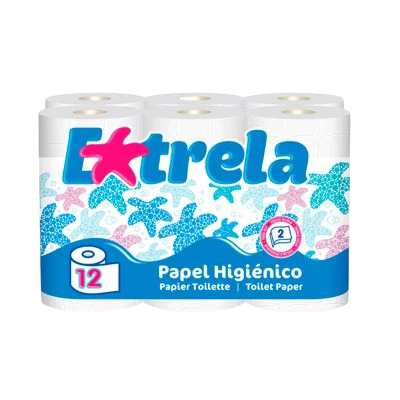 Papel  Higiénico Doméstico Amoos ESTRELA